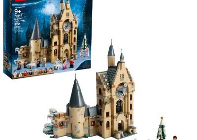 Confezione e set montato LEGO Harry Potter Torre dell'Orologio di Hogwarts 75948