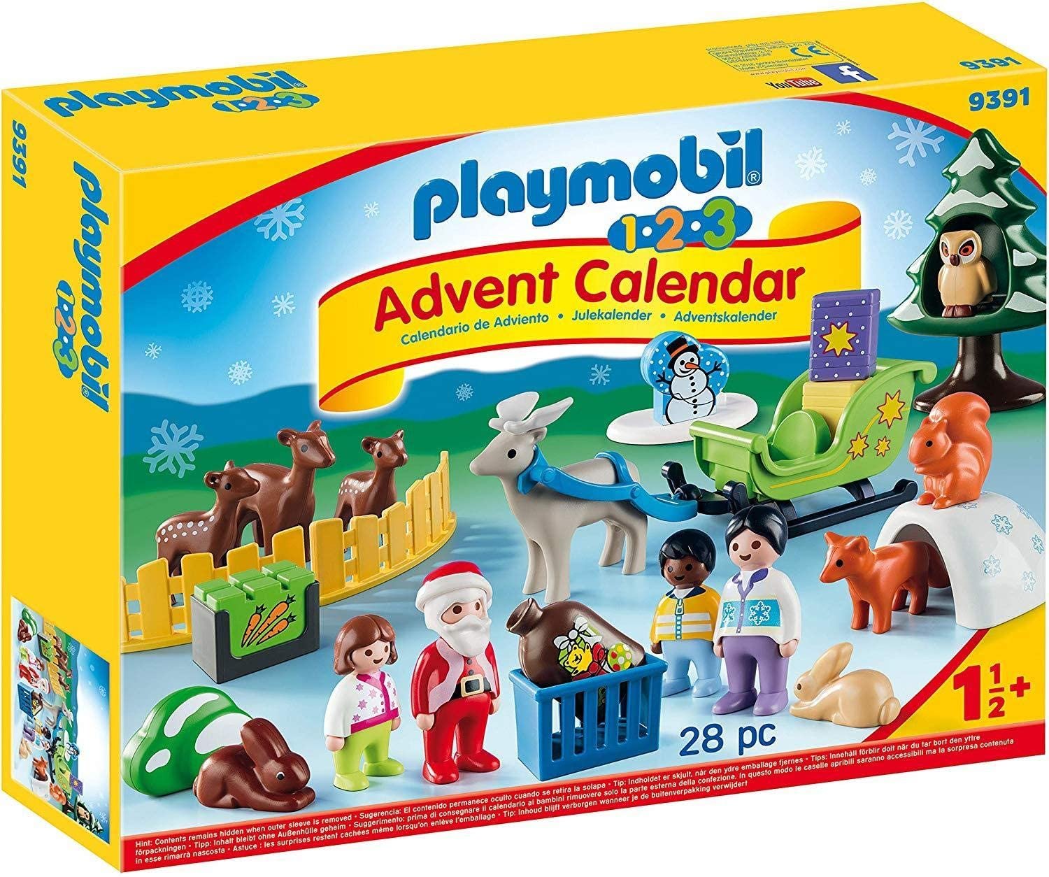 Confezione del calendario dell'Avvento di Playmobil Natale nel bosco degli animali