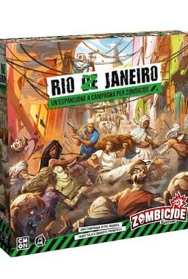 Asmodee - Zombicide: Seconda Edizione, Rio Z Janeiro - Espansione Gioco da Tavolo, Edizione in Italiano