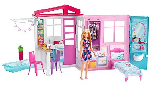 Barbie - ​Loft: Casa a 1 Piano, Portatile, con Bambola - eZy toyZ Negozio  giocattoli on line