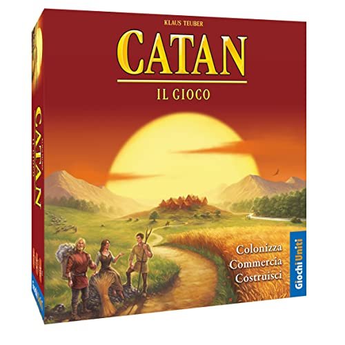 Giochi Uniti - Catan Base Eco – Gioco da tavolo, Catan, 3-4 Giocatori, 10+ Anni, GU741, Edizione italiana