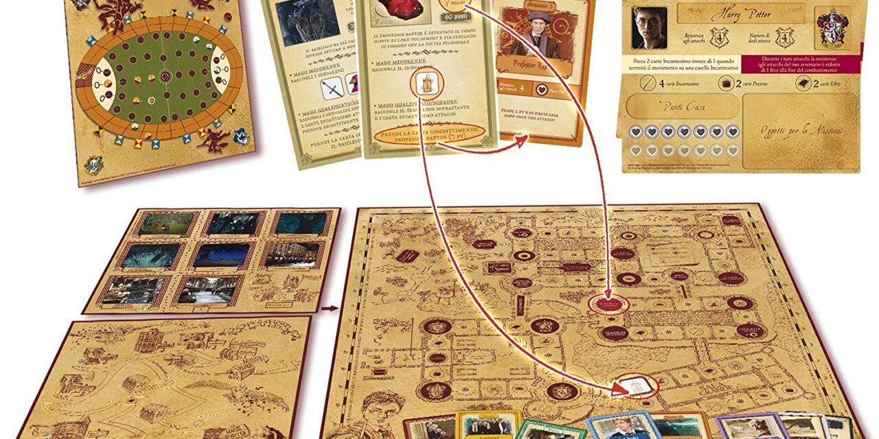 Gioco da Tavolo Harry Potter: Anno a Hogwarts – Divertimento Magico!