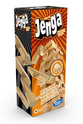 Hasbro Gaming Jenga Classic, Children's Game That Promotes The Speed of Reaction, from 6 Years