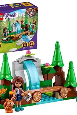 LEGO 41677 Friends La Cascata nel Bosco, Set di Costruzioni per Bambini di 5 Anni con le Mini Bamboline di Andrea e Olivia