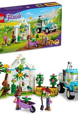 LEGO 41707 Friends Veicolo Pianta-Alberi, Set Ispirato alla Natura con Giardino, Auto e Animali, Giochi per Bambina e Bambino dai 6 Anni, Idee Regalo