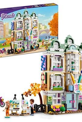 LEGO 41711 Friends La Scuola d’Arte di Emma, Costruzioni Casa delle Bambole Giocattolo, Mini Bamboline, Idea Regalo per Bambine e Bambini