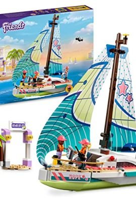 LEGO 41716 Friends L’Avventura in Barca a Vela di Stephanie, Set di Costruzioni con Imbarcazione Giocattolo, Giochi per Bambini e Bambine, Idee Regalo