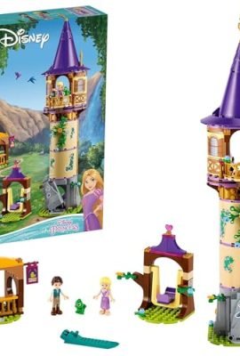 LEGO 43187 Disney Princess La Torre di Rapunzel, Set Costruzioni con Mini Bamboline e Figura di Animale Giocattolo, Idea Regalo Fan Principesse, Giochi per Bambini e Bambine dai 6 Anni