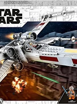 LEGO 75301 Star Wars X-Wing Fighter di Luke Skywalker, Giochi per Bambini e Bambine da 9 Anni in su, Set con Astronave Giocattolo, Minifigure della Principessa Leila e Droide R2-D2, Idee Regalo