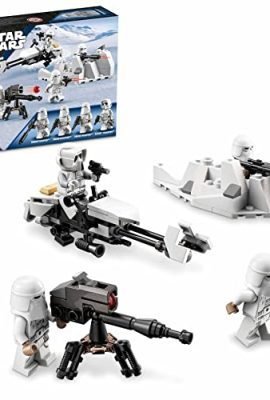 LEGO 75320 Star Wars Battle Pack Soldati Artici, Include 4 Personaggi, Giocattoli Per Bambini, Ragazzi E Ragazze Dai 6 Anni In Su, Idee Regalo