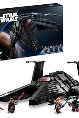 LEGO 75336 Star Wars Trasporto dell'Inquisitore Scythe, Set dalla Miniserie TV Obi-Wan Kenobi con Astronave Giocattolo e 4 Minifigure tra cui il Grande Inquisitore, Idee regalo