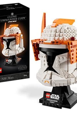 LEGO 75350 Star Wars Casco del Comandante Clone Cody, Set Serie Caschi 2023, Collezione per Adulti da The Clone Wars, Idea Regalo Natale Uomo o Donna, Lui o Lei, da Esposizione
