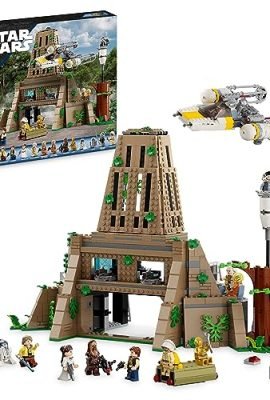 LEGO 75365 Star Wars: A New Hope Base Ribelle su Yavin 4, Set con 10 Minifigure tra cui Luke Skywalker, Principessa Leila, Chewbacca, più 2 Figure di Droidi, Starfighter Y-wing e Sala di Comando