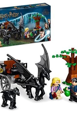 LEGO 76400 Harry Potter Thestral E Carrozza Di Hogwarts, Set Con Cavallo Giocattolo Alato E 2 Minifigure, Giochi Per Bambini Dai 7 Anni In Su