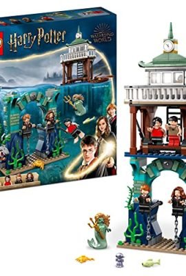 LEGO 76420 Harry Potter Torneo dei Tremaghi: il Lago Nero, dal Film il Calice di Fuoco, Giochi per Bambini, Ragazzi e Ragazze con Barca Giocattolo e 5 Minifigure