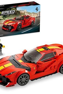 LEGO 76914 Speed Champions Ferrari 812 Competizione, Modellino di Auto Sportiva da Costruire, Set con Macchina Giocattolo da Collezione, Idea Regalo per Bambini e Bambine da 9 Anni, Serie 2023