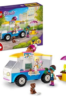LEGO Friends 41715 Camion dei gelati, giocattolo costruibile con cane, veicolo e cruscotto e le mini-doll di Andrea, dai 4 anni in su