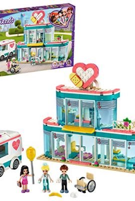 LEGO Friends L'Ospedale di Heartlake City, Set con 3 Mini Bamboline e Ambulanza, Giocattolo per Bambine e Bambini di 6 Anni, 41394