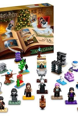 LEGO Harry Potter 76404 Calendario dell'Avvento 2022, 24 Mini Giocattoli, con Gioco da Tavolo