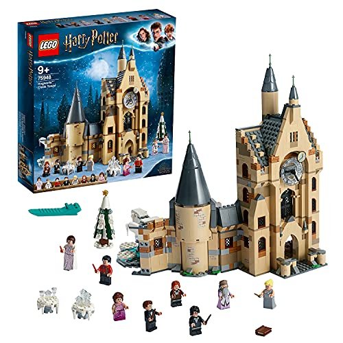 LEGO Harry Potter La Torre dell'Orologio di Hogwarts, Castello Giocattolo Compatibile con il Set La Sala Grande e il set Il Platano Picchiatore, 75948