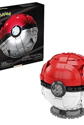 Mega Construx- Set da Costruzione Pokémon Poké Ball Gigante con Luci, Giocattolo per Bambini 8+Anni, HBF53 [Esclusivo Amazon]