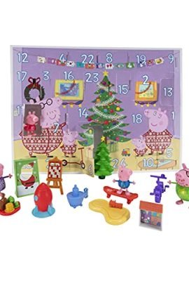 Peppa Wutz- Peppa-PEPPA's Adventskalender Pig Calendario dell'Avvento, Diversi Colori, PEP0658