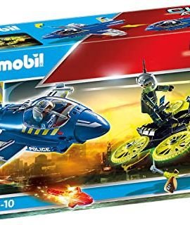 Playmobil City Action 70780 Jet della Polizia e Drone, Giocattoli per Bambini dai 5 Anni
