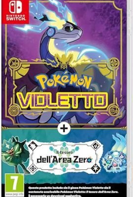 Pokémon Violetto + Espansione "Il Tesoro dell’Area Zero" - Videogioco Nintendo - Ed. Italiana - Versione su Scheda