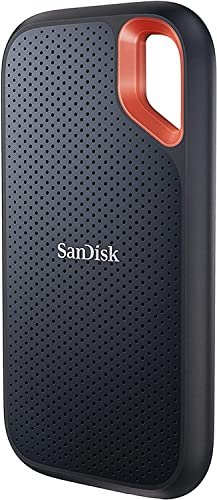 SanDisk 1TB Extreme SSD portatile, USB-C USB 3.2 Gen 2 Unità a stato solido NVMe esterna fino a 1050 MB/s Indice di protezione IP65 per la resistenza ad acqua e polvere