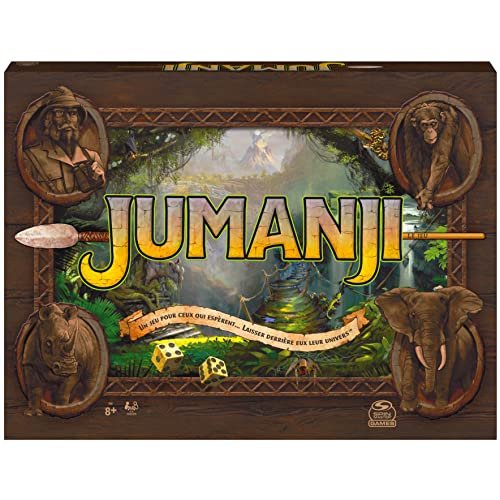 Spin Master Gioco da tavolo, Jumanji, versione del gioco da viaggio, taglia L, (versione francese)