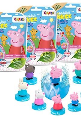 Craze Inkee Surprise - Palline da bagno per bambini con sorpresa Peppa Pig 46258