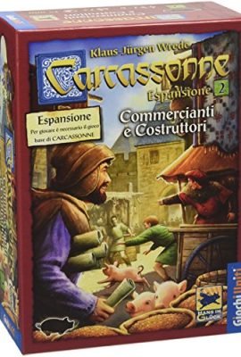 Giochi Uniti - Carcassonne Commercianti e Costruttori, Espansione 2 per Carcassonne, Gioco da tavolo, Edizione italiana, GU337