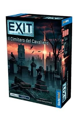 Giochi Uniti - Exit Il Cimitero del Cavaliere, Escape Room, 1-4 Giocatori, 12+ Anni, Edizione Italiana, GU697