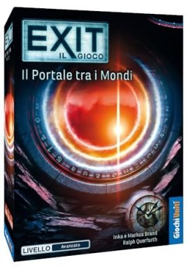 Giochi Uniti, Exit: Il portale tra i Mondi; Escape Room; Gioco da Tavolo, 1-4 Giocatori, 12+ Anni, Edizione italiana, GU724