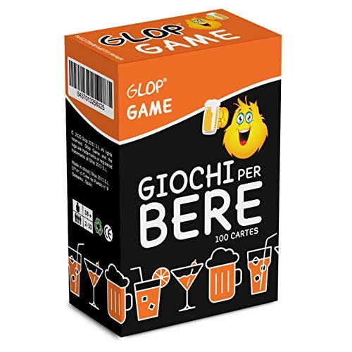 GLOP Game - Giochi da Tavolo Adulti Alcolici di Carte per Bere - Drinking Game - Regali Simpatici e Divertenti - Idee Regalo per Lei e Lui, per Natale, Amica, Amiche