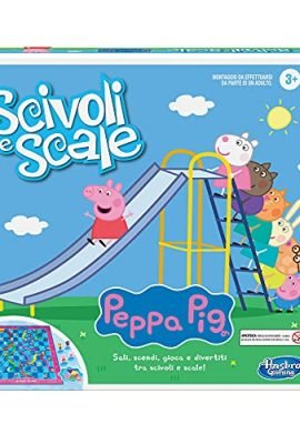 Hasbro Gaming Peppa Pig Scivoli e Scale-Gioco per bambini dai 3 anni in su, per 2-4 giocatori, F2927103