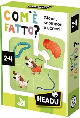 Headu Com'È Fatto Gioca Scomponi E Scopri It54921 Gioco Educativo Per Bambini 2-4 Anni Made In Italy
