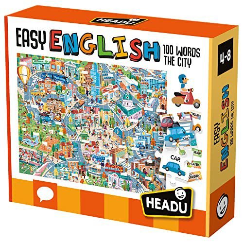 Headu - Easy English City - Gioco Educativo Inglese 4-6 Anni - eZy toyZ  Negozio giocattoli on line