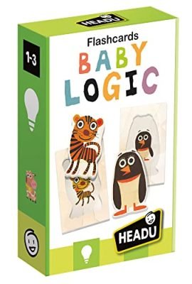 Headu Flashcards Baby Logic Montessori A Ciascuna Mamma Il Suo Cucciolo Mu23813 Gioco Educativo Per Bambini 1-3 Anni Made In Italy