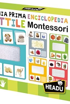 Headu La Mia Prima Enciclopedia Tattile Montessori Gioca E Scopri Con Le Speciali Tessere It53580 Gioco Educativo Per Bambini 2-4 Anni Designed In Italy
