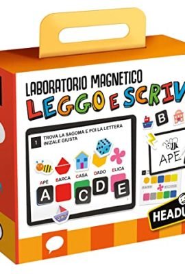 Headu Le Forme Magnetiche Dell'Alfabeto Creo Leggo E Scrivo It27897 Gioco Educativo Per Bambini 3-6 Anni Made In Italy