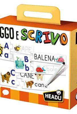 Headu Leggo E Scrivo Imparo A Leggere E Scrivere A Tre Anni It20591 Gioco Educativo Per Bambini 3-6 Anni Made In Italy