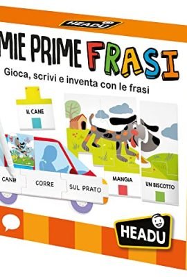 Headu Le Mie Prime Frasi Gioca Scrivi E Inventa Con Le Frasi It25381 Gioco Educativo Per Bambini 4-6 Anni Made In Italy