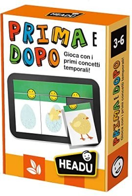 Headu Prima E Dopo Gioca Con I Primi Concetti Temporali It25442 Gioco Educativo Per Bambini 3-6 Anni Made In Italy