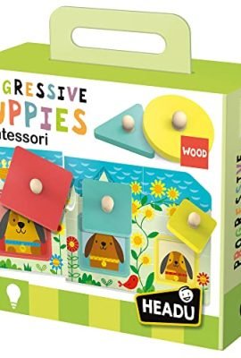 Headu Progressive Babies Montessori Da Più Grande Al Più Piccolo Mu53641 Gioco Educativo Per Bambini 2-4 Anni Made In Italy