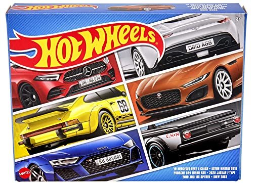 Hot Wheels Europa 6-Pack Macchinine 1:64, HLK51 - eZy toyZ Negozio  giocattoli on line