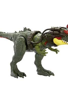 Jurassic World - Predatori Giganti, Sinotiranno, dinosauro di grandi dimensioni con mossa d'attacco e kit di tracciamento, per il gioco classico e digitale, Giocattolo per Bambini 4+ Anni, HLP25
