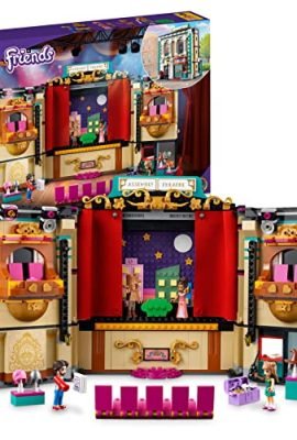 LEGO 41714 Friends La Scuola di Teatro di Andrea, Set con Edificio da Costruire, Mini Bamboline Giocattolo e Accessori, Giochi per Bambine o Bambini da 8 Anni in su, Idea Regalo