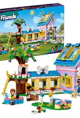 LEGO 41727 Friends Centro di Soccorso per Cani, Giochi da Veterinario per Bambini e Bambine dai 7 Anni in su con Animali Giocattolo, Cane Pickle e Personaggi Serie 2023
