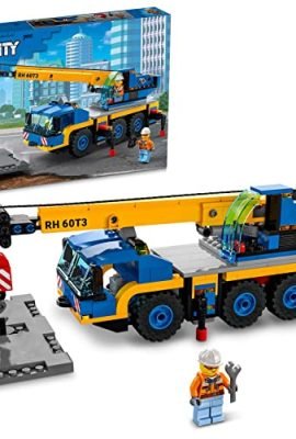 LEGO 60324 City Great Vehicles Gru Mobile, Camion Giocattolo per Bambini, Ragazzi e Ragazze dai 7 Anni in su, Veicoli da Cantiere, Giochi Creativi, Idee Regalo